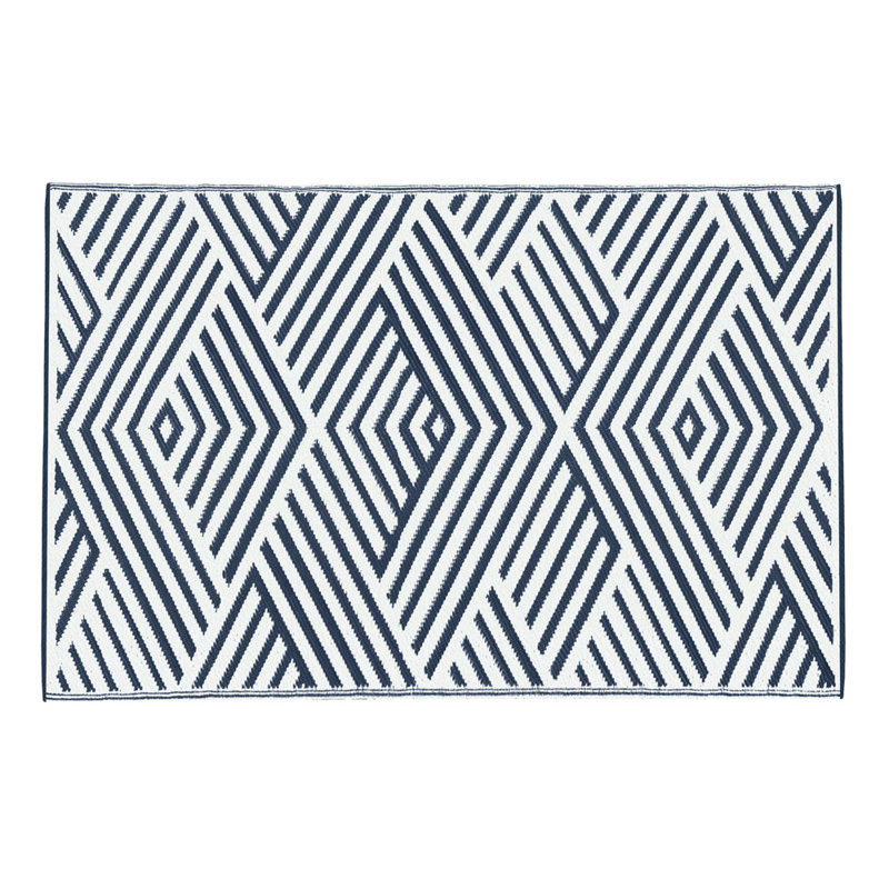 Rectangle 120 cm x 170 cm Geometric Indoor / Outdoor Area Rug