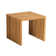 Knightly Square Teak Outdoor Side Table