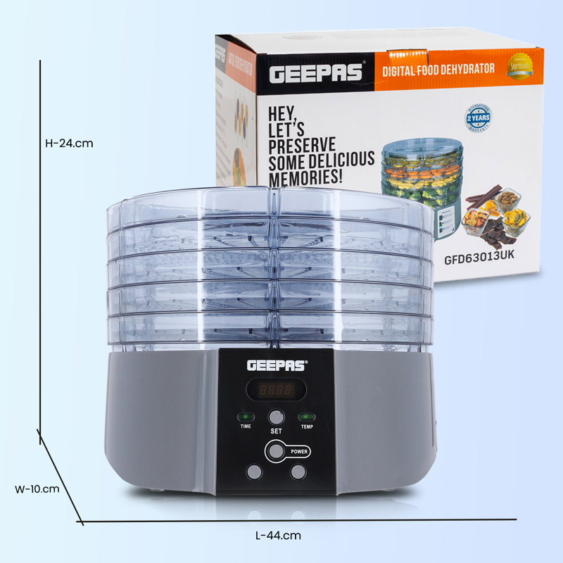 Geepas 520W Food Dehydrator
