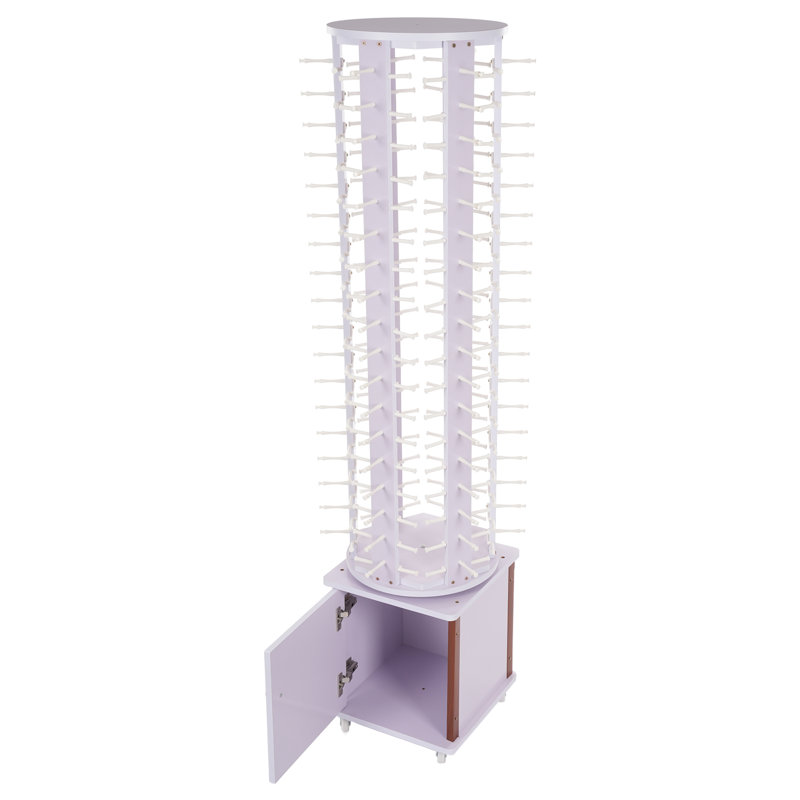 Présentoir de rangement pour lunettes rotatives pour 108 paires de lunettes, organisateur de rangement de lunettes de soleil moderne, support de lunettes commercial
