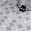 Crystalline Square 1.1" x 1.1" Porcelain Grid Mosaic Wall & Floor Tile-1847896187