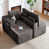 Tissu gris