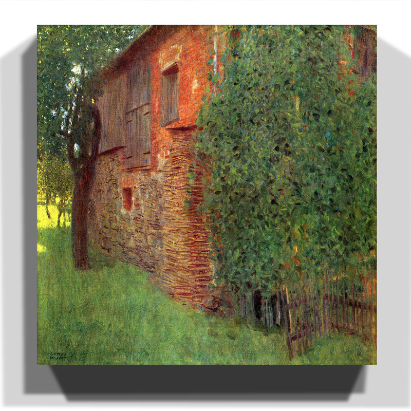 Gustav Klimt - Wrapped Canvas Painting, 35cm H x 35cm W