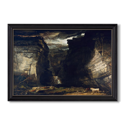 Gordale Scar, c. 1811-1813-James Ward-Custom Framed Canvas