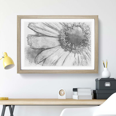 Pretty Flower in Abstract - Picture Frame Graphic Art Print