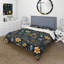 Blue Mystic Mystical Flowers - Ensemble de housse de couette à motif floral-1861719719