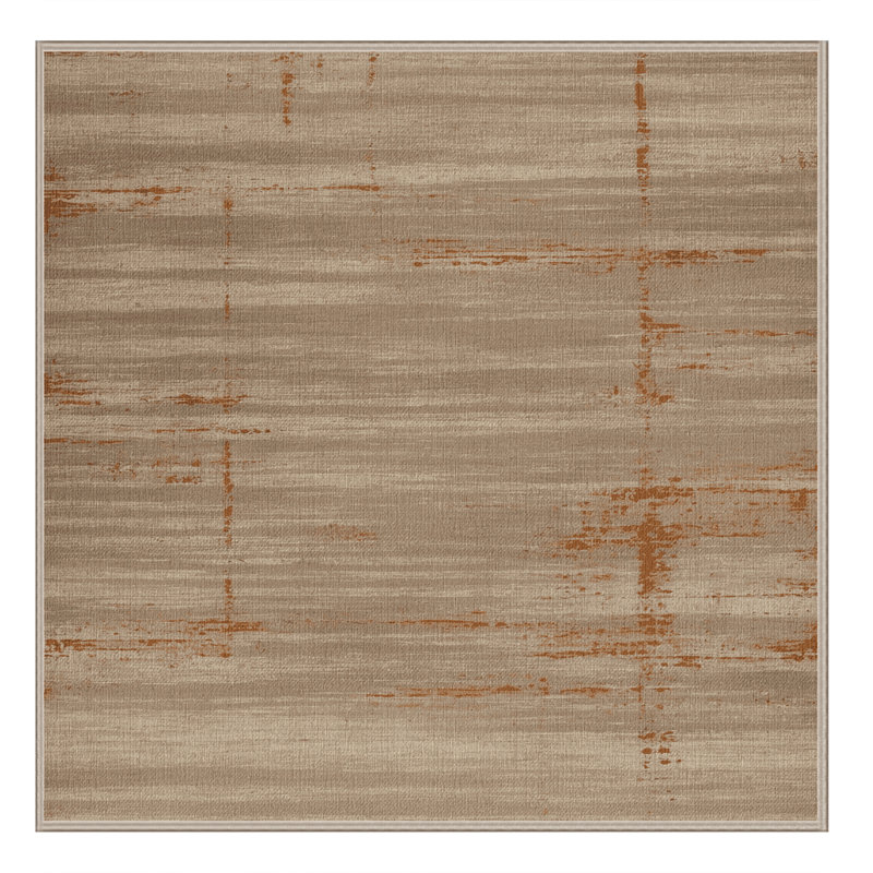 Tapis abstrait lavable à la machine, Carré 4 pi