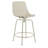 Clean Cut Swivel Counter Stool with Metal Frame-69342296-69342295