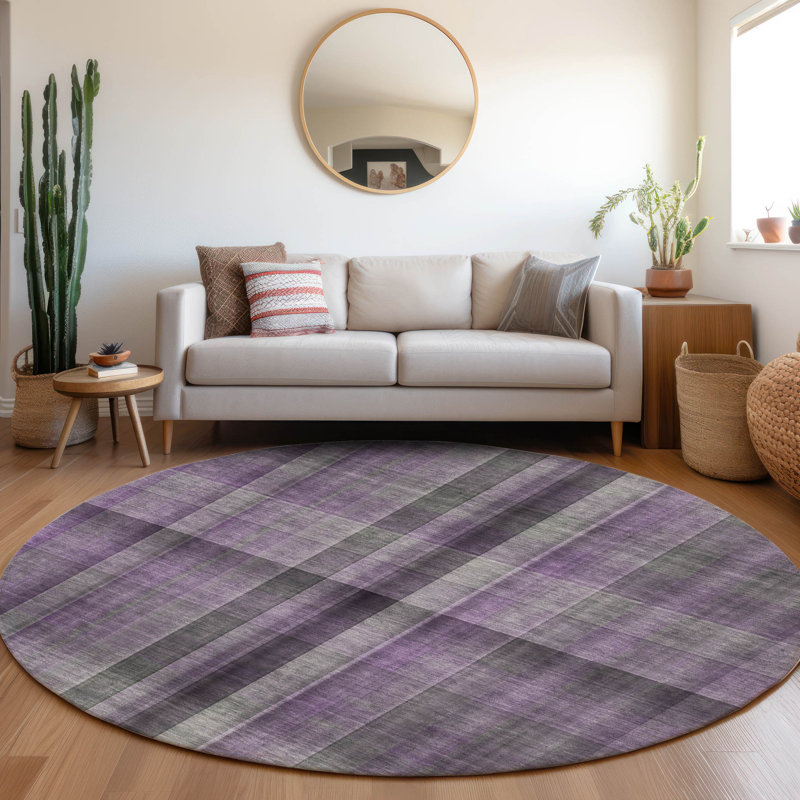 Tapis intérieur / extérieur Kinslee, Rond 8 pi