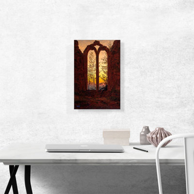 " A Dreamer " by Caspar David Friedrich Painting Print