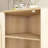 15.75" W Rattan Corner Cabinet With 2 Adjustable Shelves