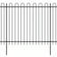 Boyle Black Metal Fence Panels-41237607