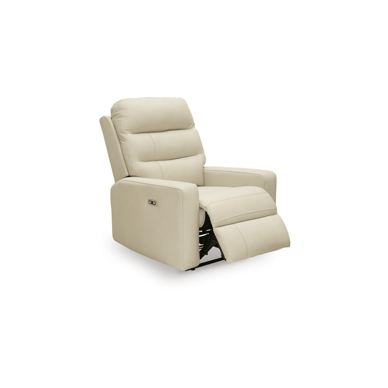 Fauteuil inclinable électrique Revival, Beige Faux Leather
