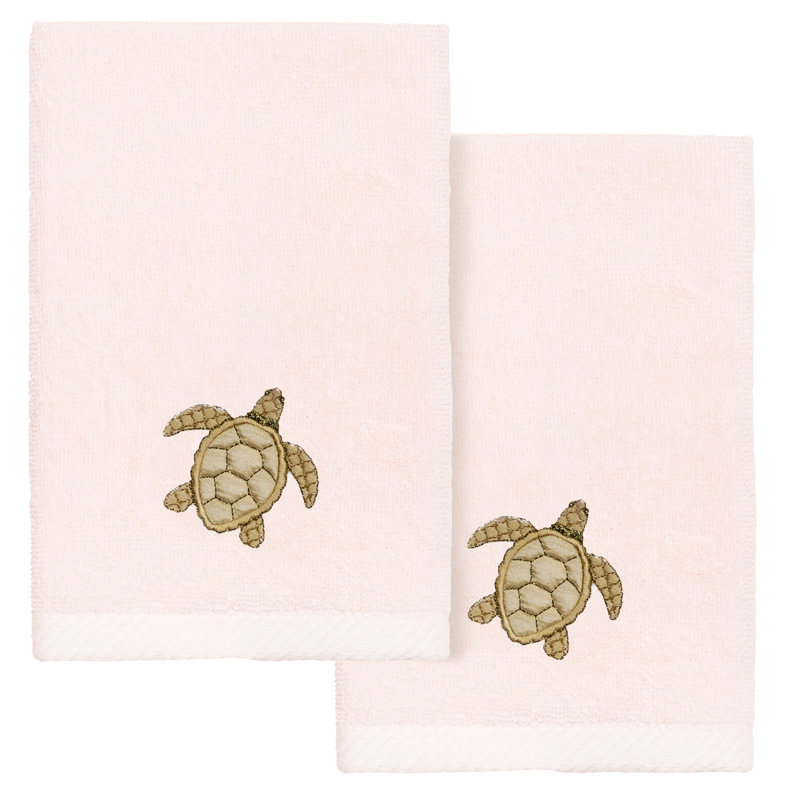  100% Turkish Cotton Fingertip Towel, Blush