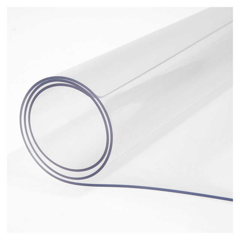 96x42 Inch Clear Table Protector - 2mm Thick Waterproof PVC Table Pad for Dining Room & Desk