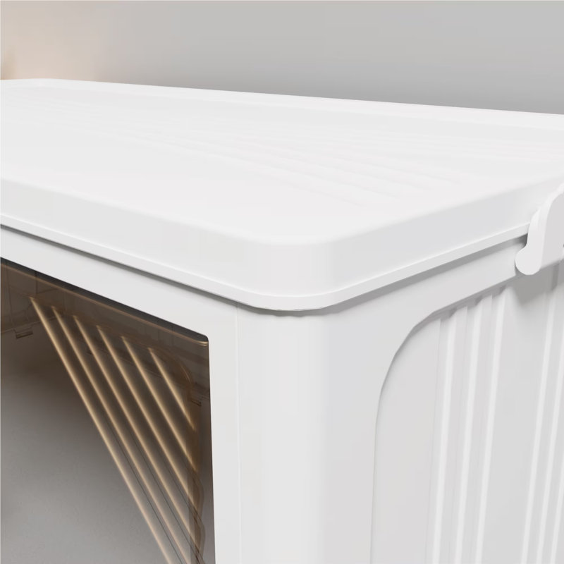 2 Pack Stackable Folding Storage Closet with Lid
