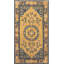 Antique Ningxia Chinese Medallion Yellow 1800s Rug