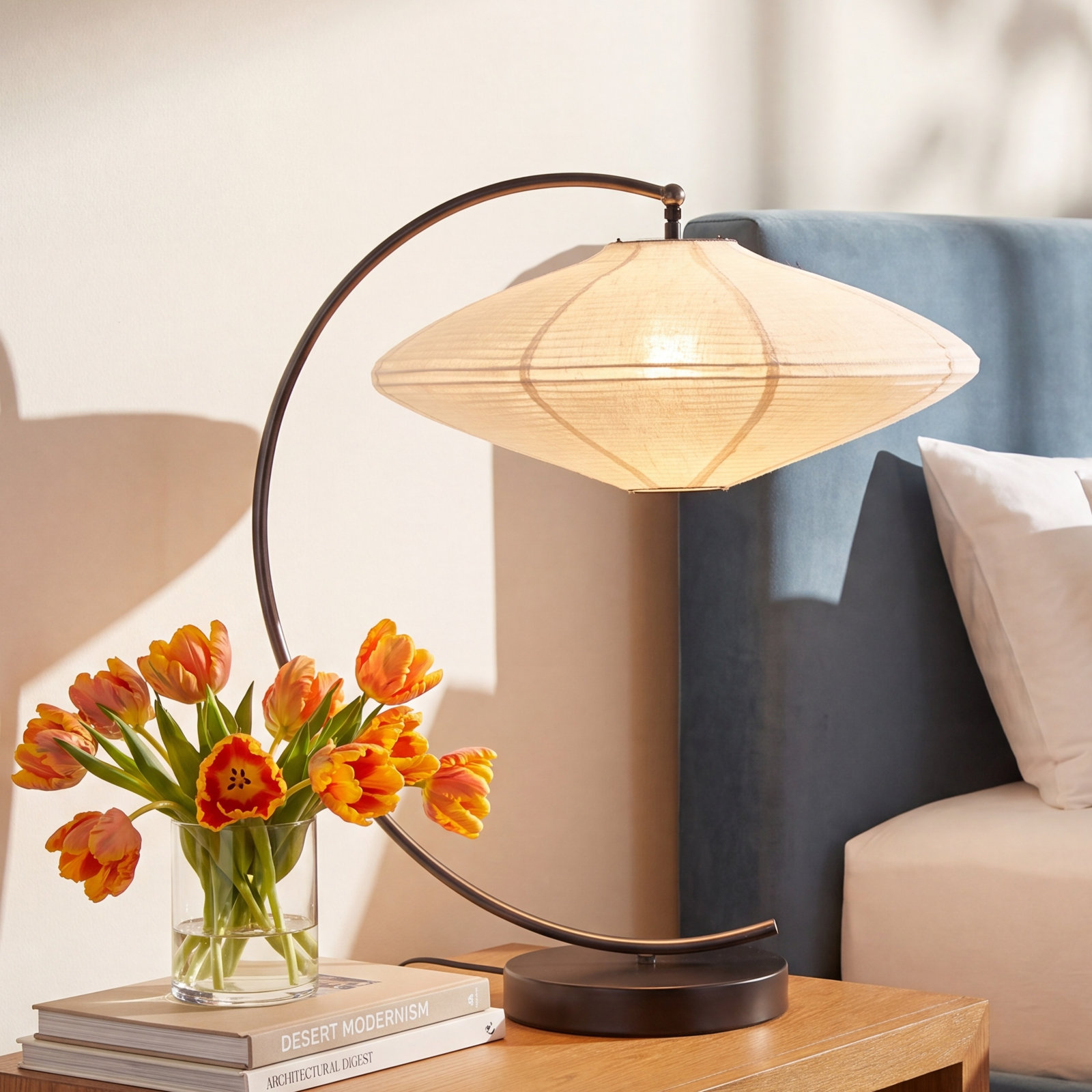 Dimmable Marble Table Lamp