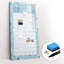 Magnetic Memo Board Whiteboard - 60 x 120 cm - With Marker and Magnets - To do list