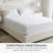 Delara Organic Waterproof Mattress Protector 100% Waterproof TPU Membrane, GOTS Certified Organic Cotton Surface, Noiseless & Breathable, 19" Deep Pocket, Machine Washable - Full 54"×75"-552817341