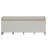 Beige And White Bench With Storage