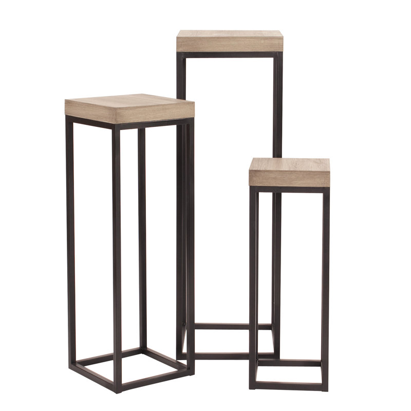 Billye Iron Plant Stand 1 Tier Set of 3