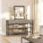 52'' Entryway Table Console Table with 3 Drawers Sofa Table Narrow Long with Storage Shelves Wood Accent Sofa Table with Storage Shelf for Living Room, Couch, Hallway, Foyer, Kitchen Counter