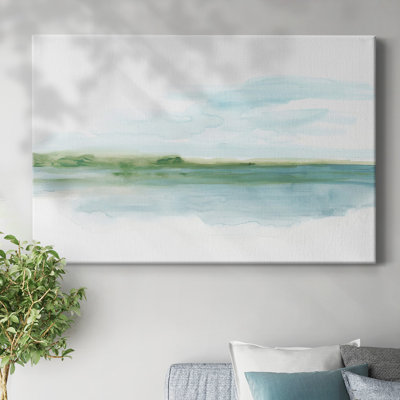 Green Ribbon Coast II-Gallery Wrapped Canvas