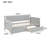 Pine Wood Daybed With Two Storage Drawers-723767939