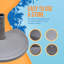 Base de parasol semi-ronde en résine de polyester résistante aux intempéries de 20 lb Island
