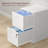 2 Drawer File Cabinet with Lock, White Filing Cabinets for Home Office, Metal Locking File Cabinet with Two Drawers, Light Duty File Storage Cabinet for Letter Size-373088914