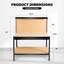 63" Workshop Table For Garage, Office, - 300Lbs Capacity With Drawers And Steel, Waterproof, Rust Proof Workbench Work Home