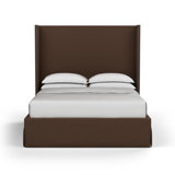 Kaiser Upholstered Wingback Bed