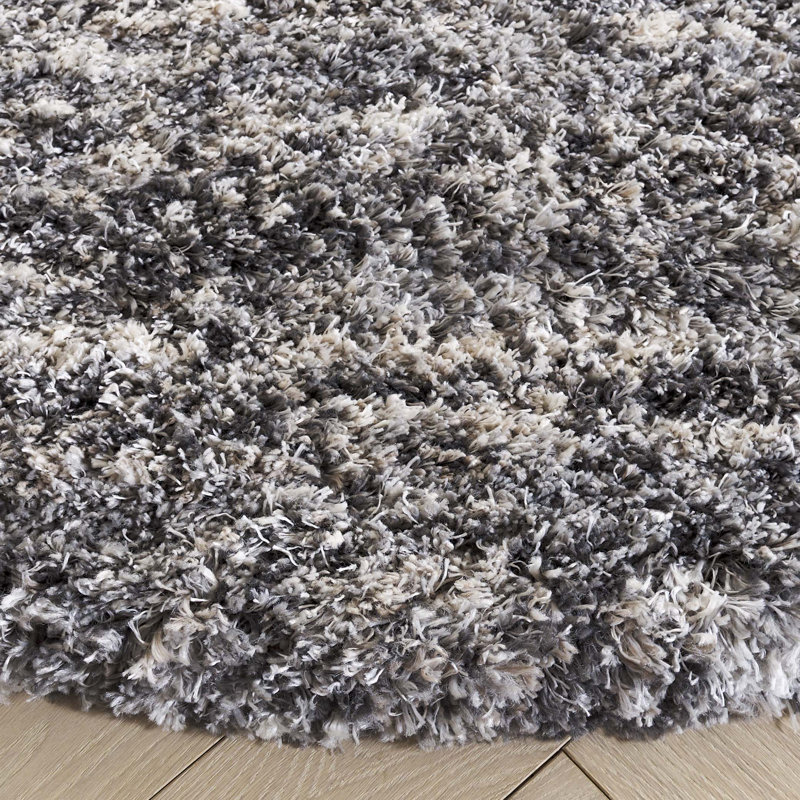 Cockrell Performance Rug, Round 6'7", Dark Gray