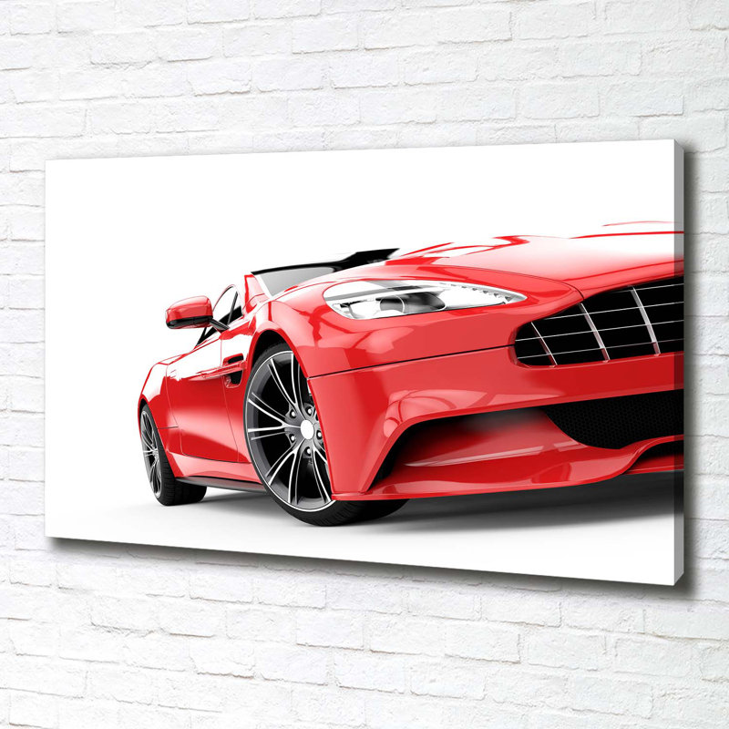 Sports Car - Wrapped Canvas Print