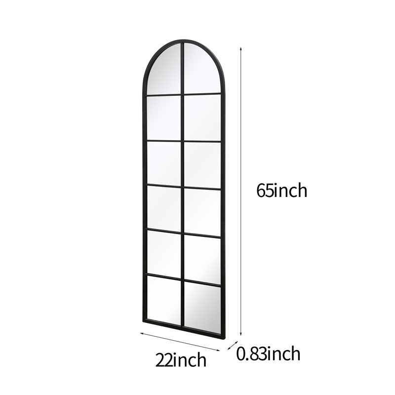 Kiaan Metal Windowpane Wall Mirror