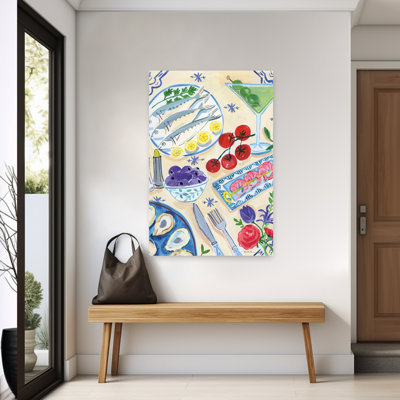 Seafood Tablescape Contemporary Fish Art