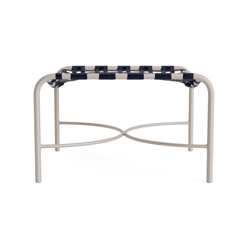 Kantan Outdoor Ottoman, Blue/Dove
