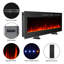 Eulala 17 Stories Black Electric Fireplace with 5000 BTU-1798994865