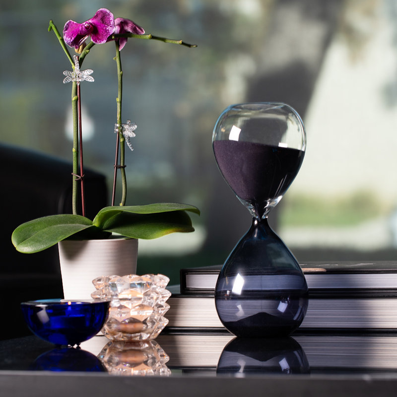 Merwin Abstract Hourglass, Blue