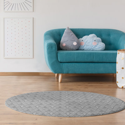 Chenille Geometric Indoor Rug