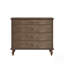 Grande commode à 4 tiroirs avec pied en bois massif, design antique pour chambre à coucher et chambre de bébé-1340616711