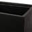Black Magnesium Oxide Planter For Outdoor Use - 31.85" W X 15.53" D 16" H Lightweight Concrete Gardens And Patios