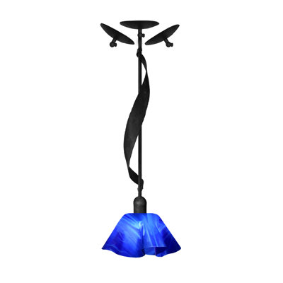 Sapin Handcrafted Glass 1-Light Pendant
