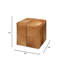 Cream Hide Ottoman, Small-798143300
