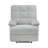 Luxurious Velvet Reclining Chair with Tufted Back and Pillowtop Arms, Perfect for Modern Living Rooms.-101535879