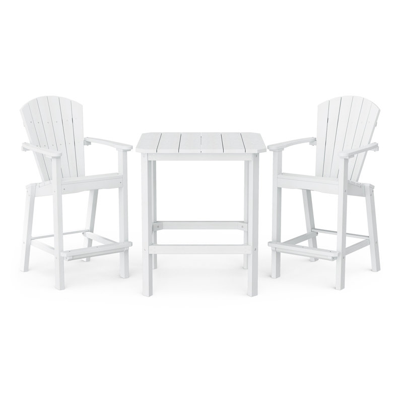 Ensemble de bar 3 pièces Classic, Blanc