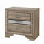 Table de chevet avec finition naturelle Ryder