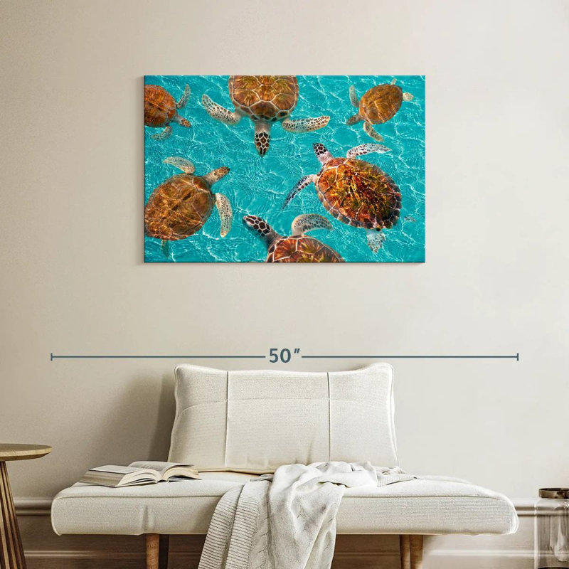 Brampt Turtles, 24" H x 36" W