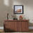 Modern Sideboard With Large Storage Space And Distinctive Textured Finish